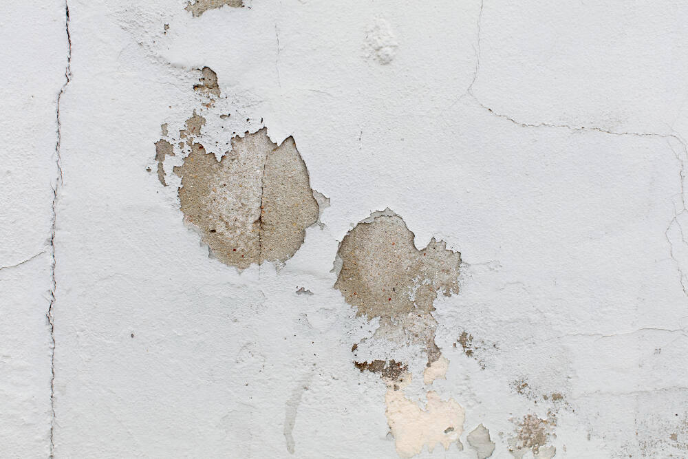 pintura pared levantada