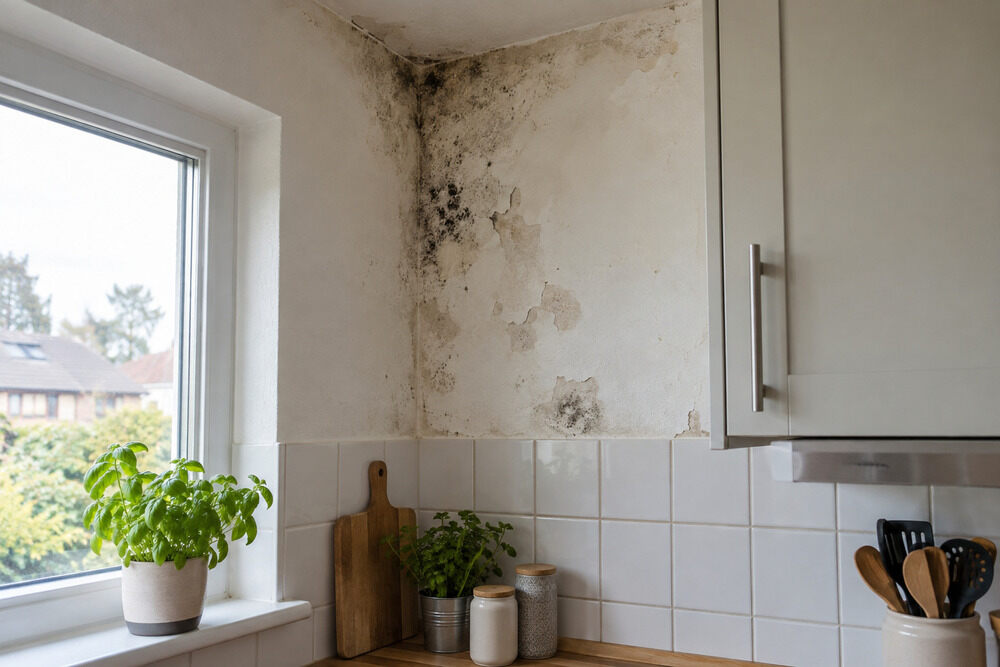 manchas humedad pared cocina